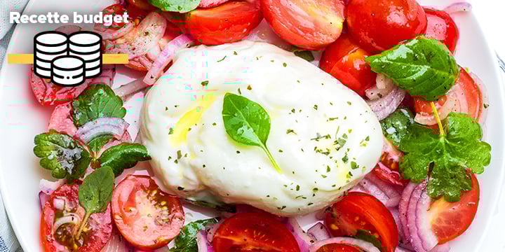 Burrata met tomaten